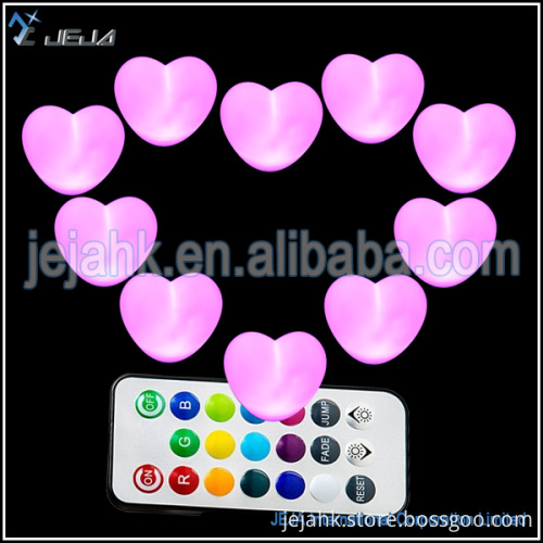 Heart Shape Led Night Light For Wedding Decorations in Wedding Supplies